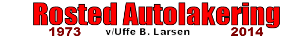 Rosted Autolakering logo